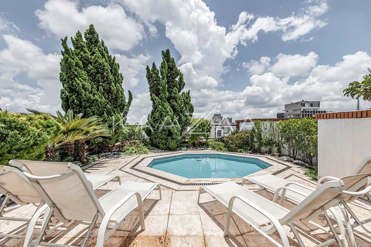 A cidade aos seus pés. Cobertura duplex com piscina e vista panorâmica nos Jardins. - Foto 4