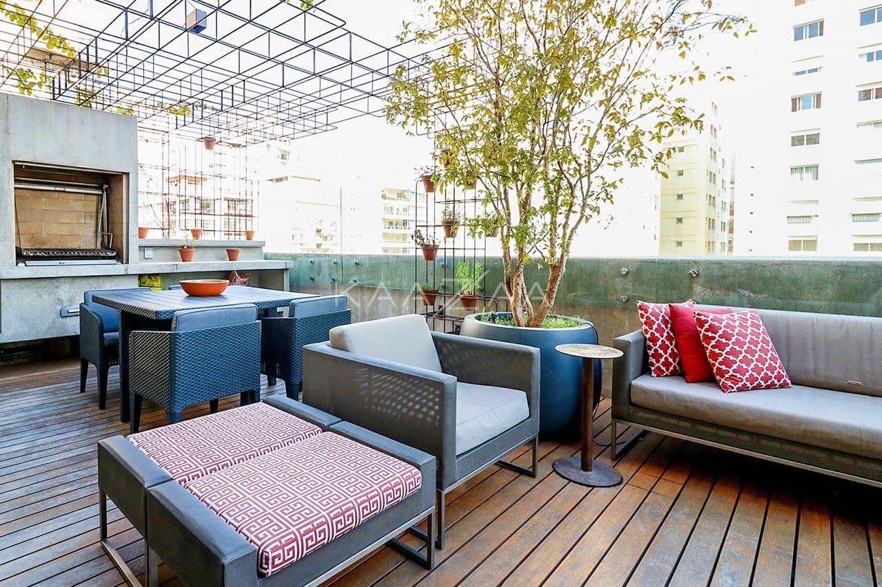 Cobertura deliciosa no coração do Jardins, com área aberta, excelente planta e design especial. - Foto 2