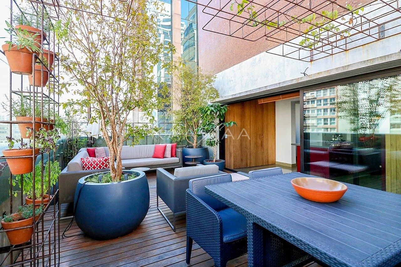 Cobertura deliciosa no coração do Jardins, com área aberta, excelente planta e design especial. - Foto 4