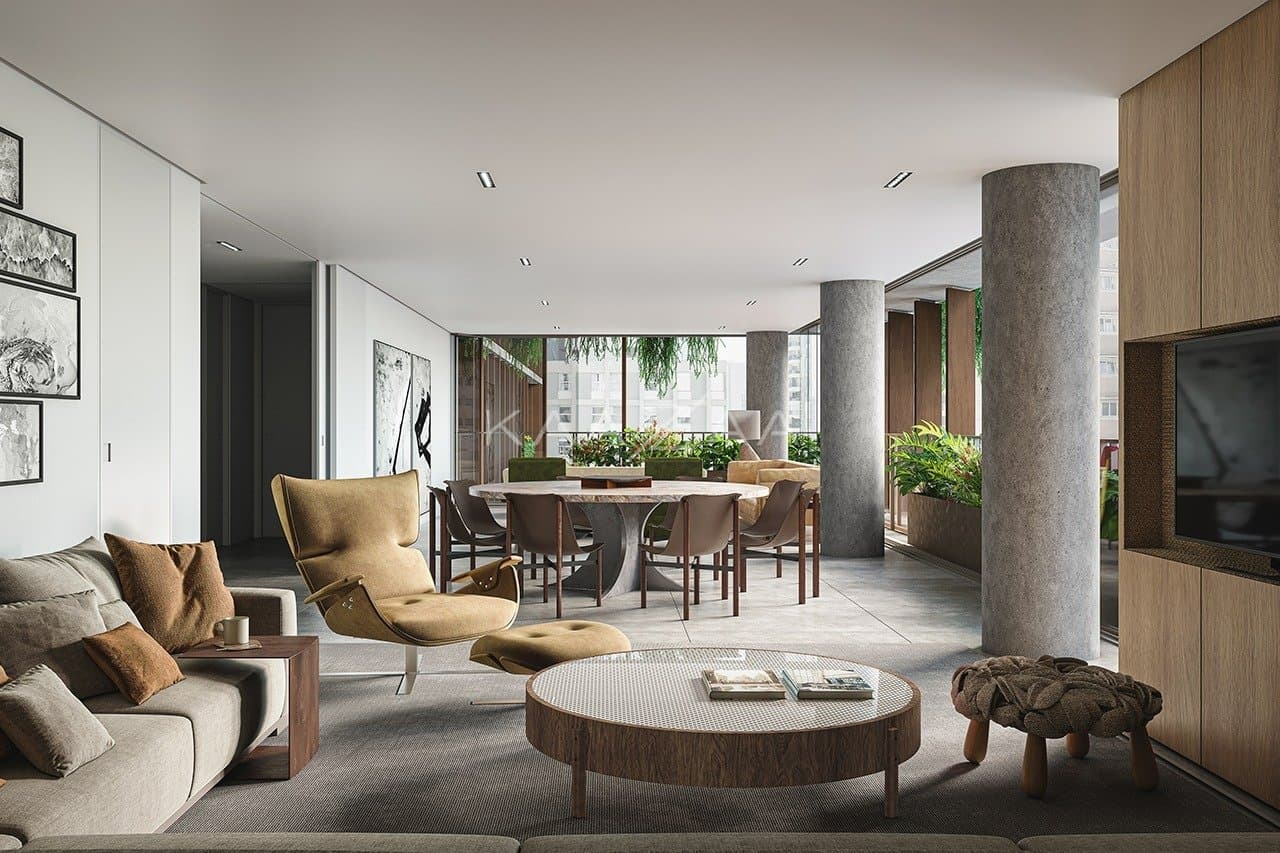 Apartamento com arquitetura de renome internacional neste projeto sustentável e inovador. Lançamento no Itaim Bibi. - Foto 1